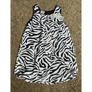 Vintage Health Tex Zebra Print Bubble Dress‎ Size 3T